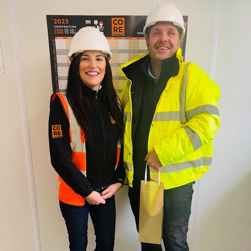 Kelly Core Recruiter with worker
