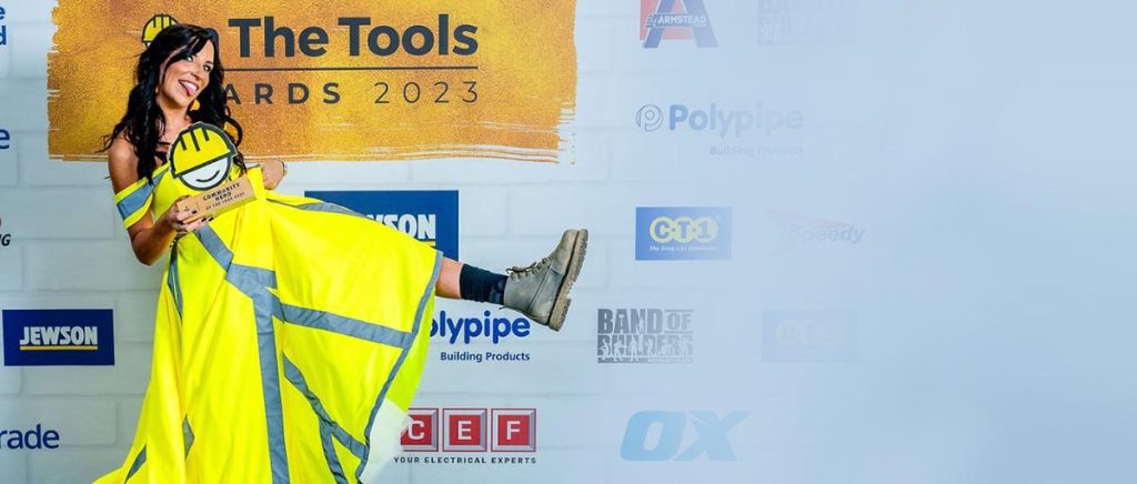 Kelly at The Tools Awards 2023