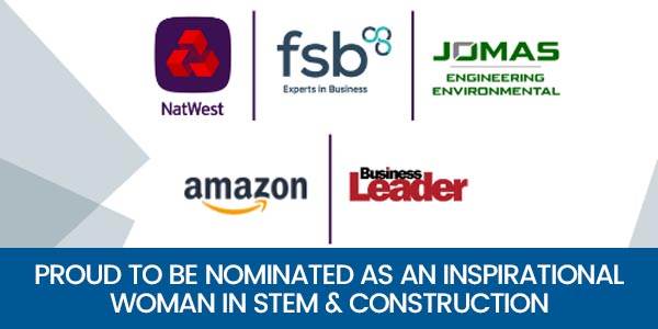 Proud to be nominated as an Inspirational Woman in STEM