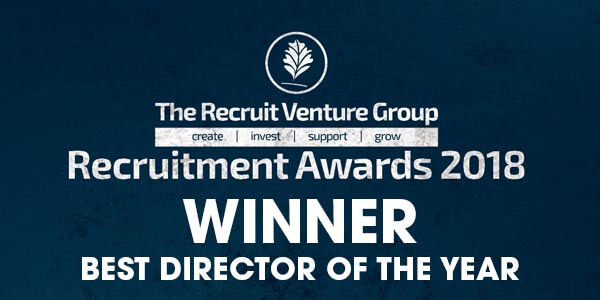 Winner The Recruit Venture Group Awards Best Director 2018